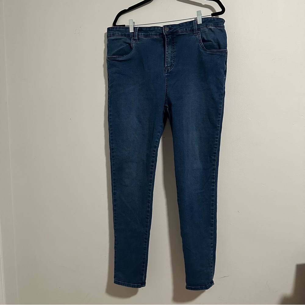 Universal Standard Dark Blue Seine High Rise Women's Skinny Jeans
